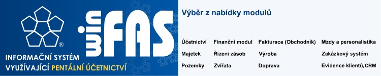 Informační systém WinFAS Informační systém WinFAS